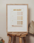 Printable Daily Checklist & Schedule
