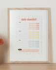 Printable Daily Checklist & Schedule