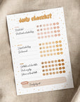 Printable Daily Checklist & Schedule