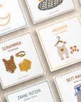 Printable German / English 72 Routine Cards