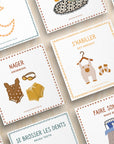 Printable French / English 72 Routine Cards