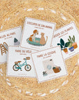 Printable French / English 72 Routine Cards