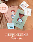 communication cards for kids and magnetic routine cards