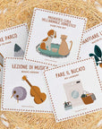 Printable Italian / English 72 Routine Cards