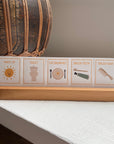 toddler routine cards with display stand