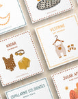 Printable Spanish / English 72 Routine Cards