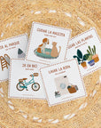 Printable Spanish / English 72 Routine Cards