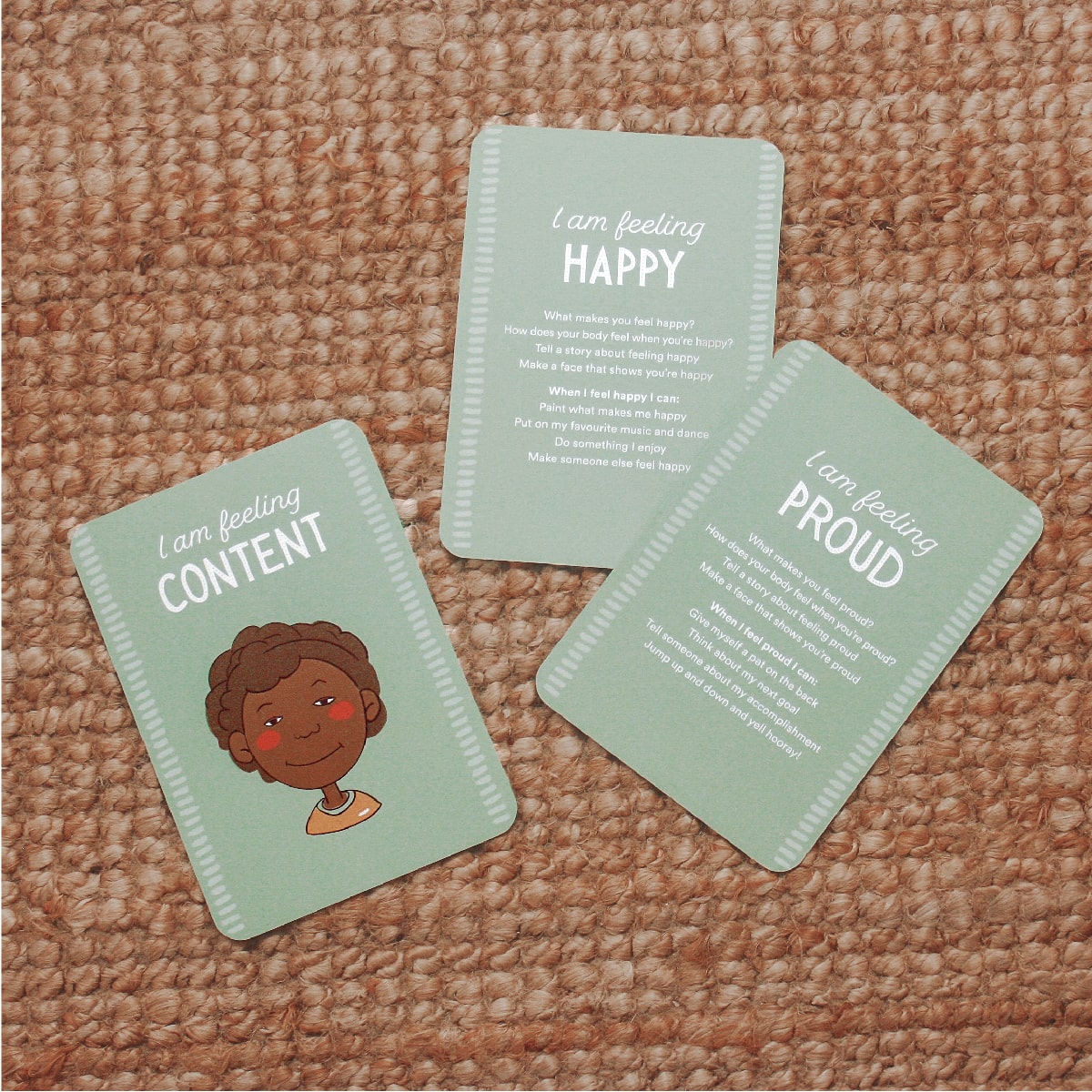 emotions for kids - set of 20 cards to help with emotional intelligence