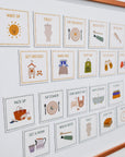 montessori visual schedule - magnets