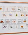 magnetic morning and bedtime routine chart