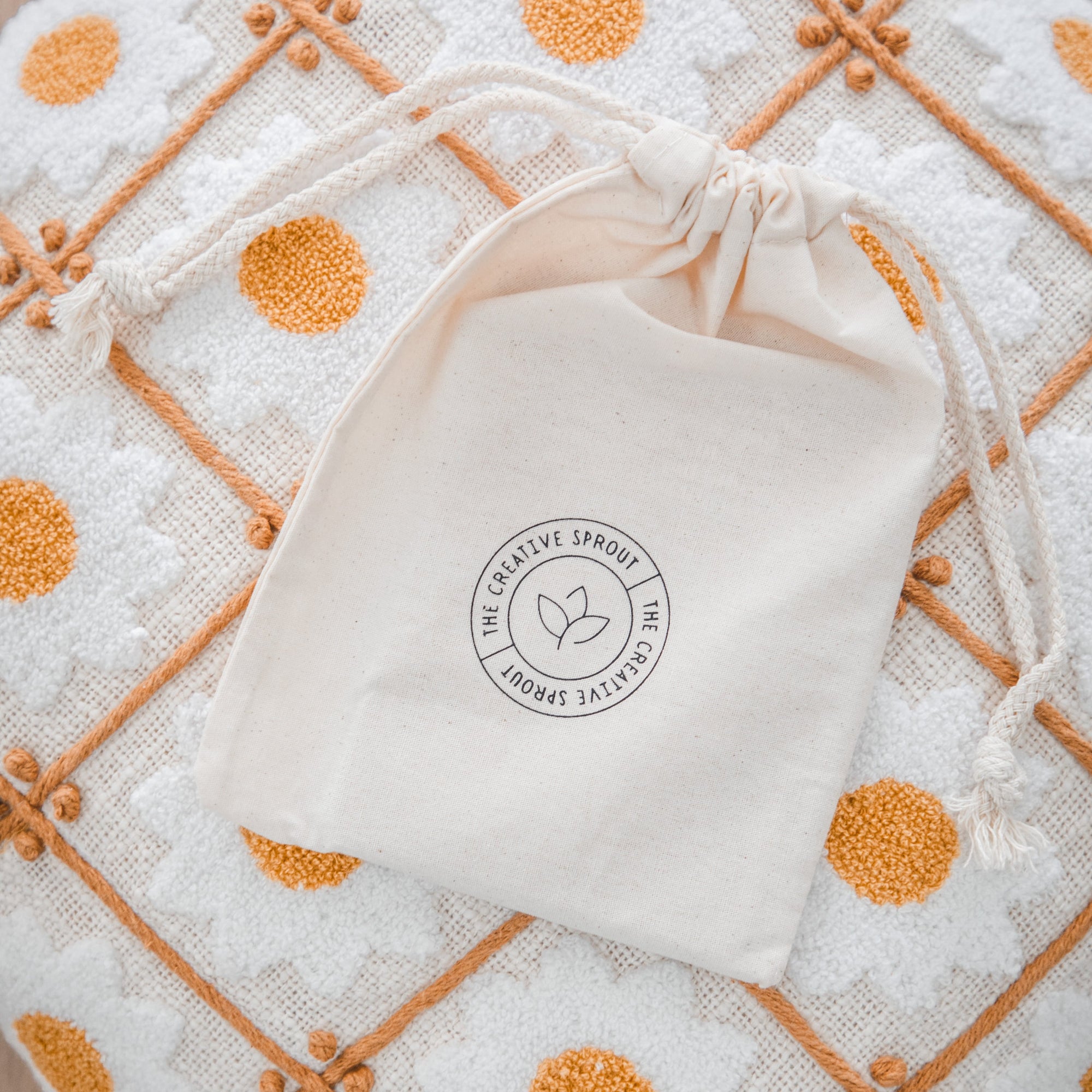 calico bag for safekeeping