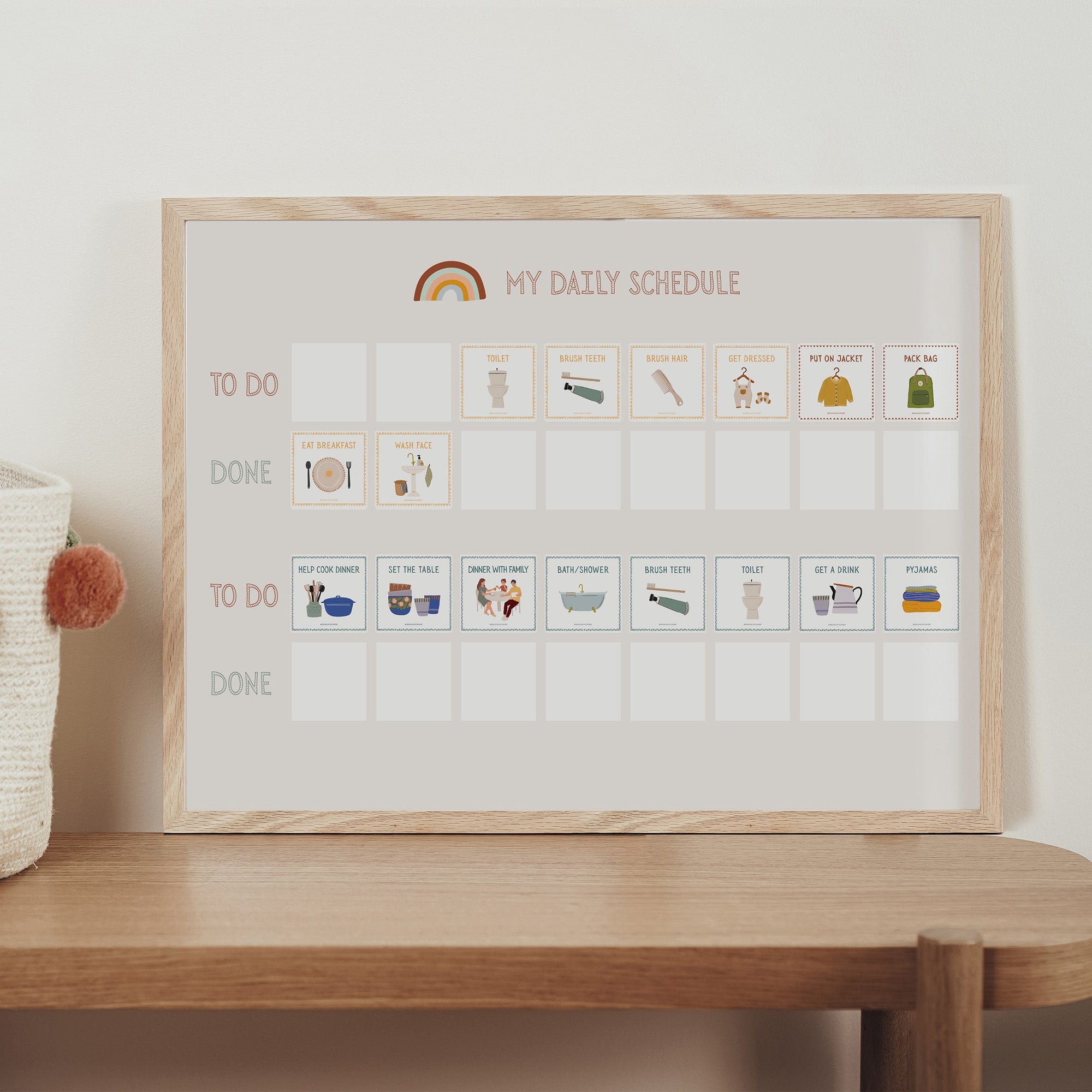 140 Printable Daily Routine Cards & Charts | Simplify Daily Routines ...