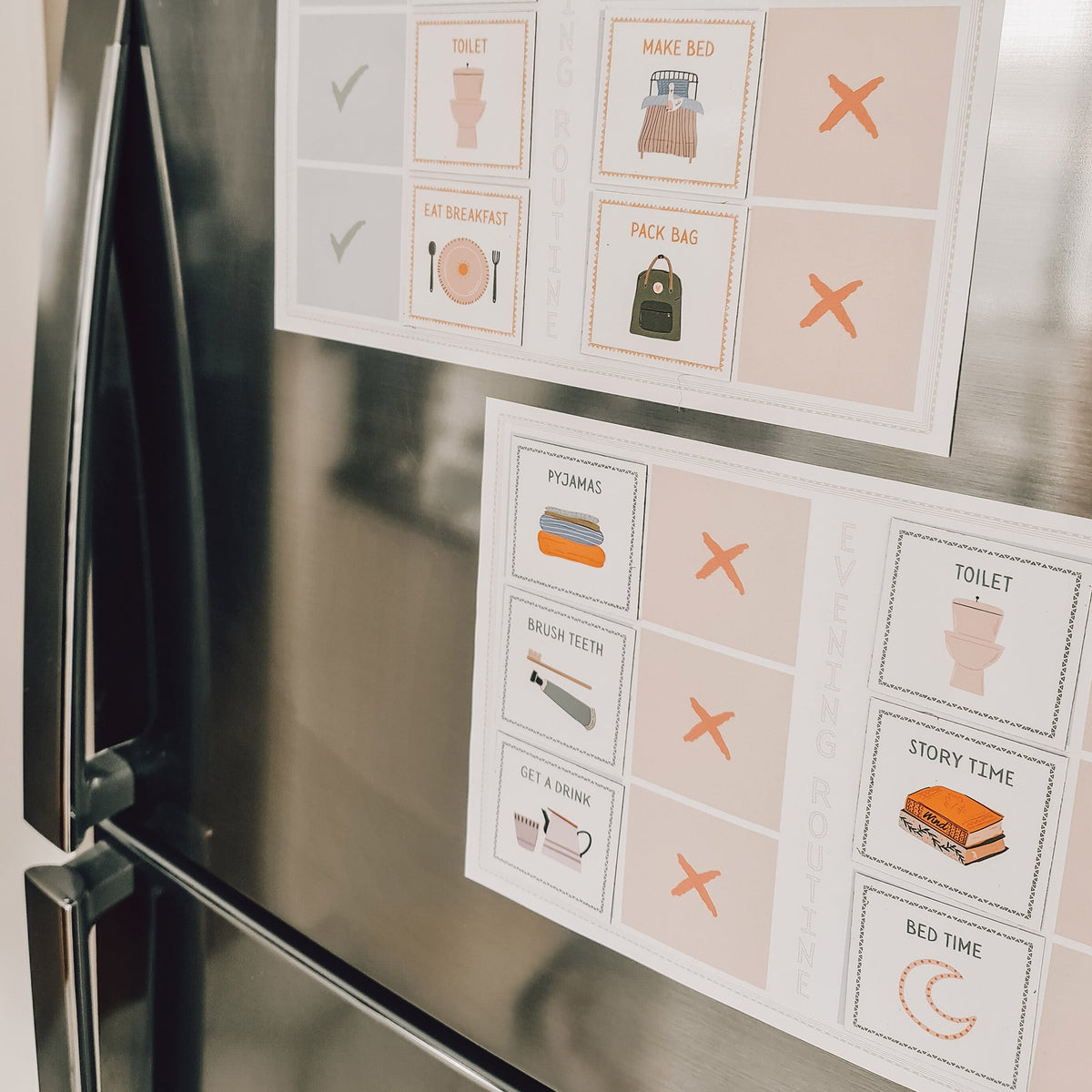 Printable Routine Magnets Chart | The Creative Sprout