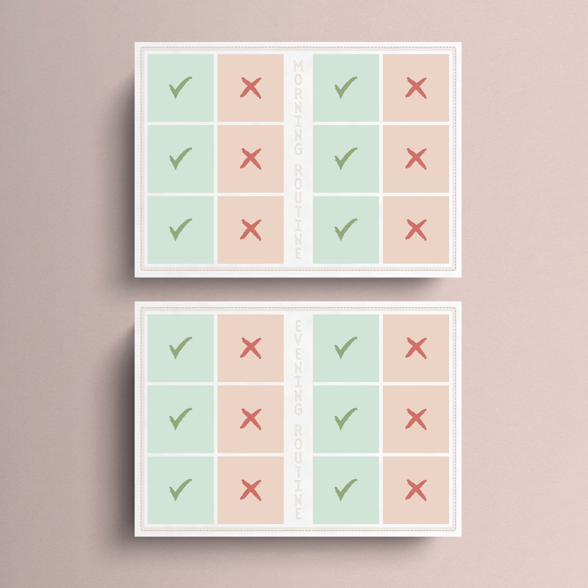 Printable Routine Magnets Chart | The Creative Sprout