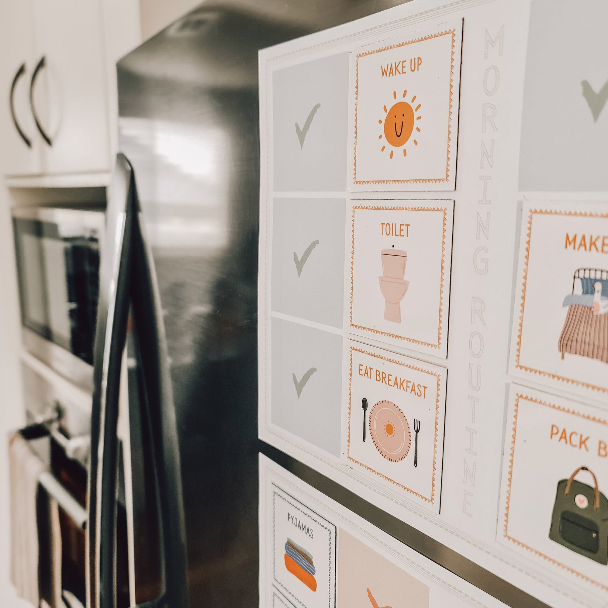 Printable Routine Magnets Chart | The Creative Sprout