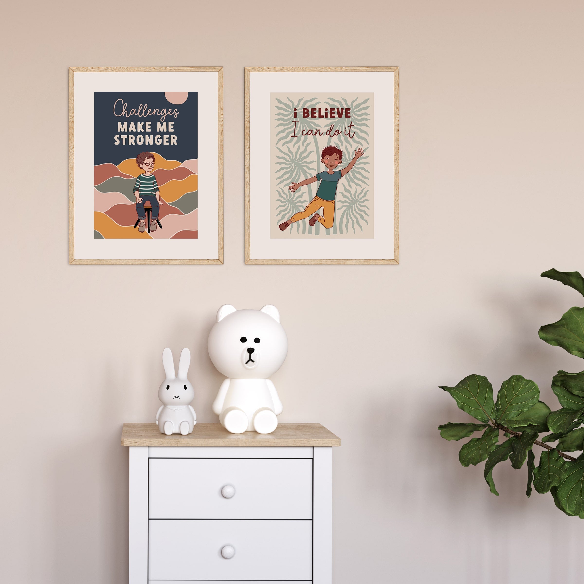 wall decor - positive affirmations for anxiety 