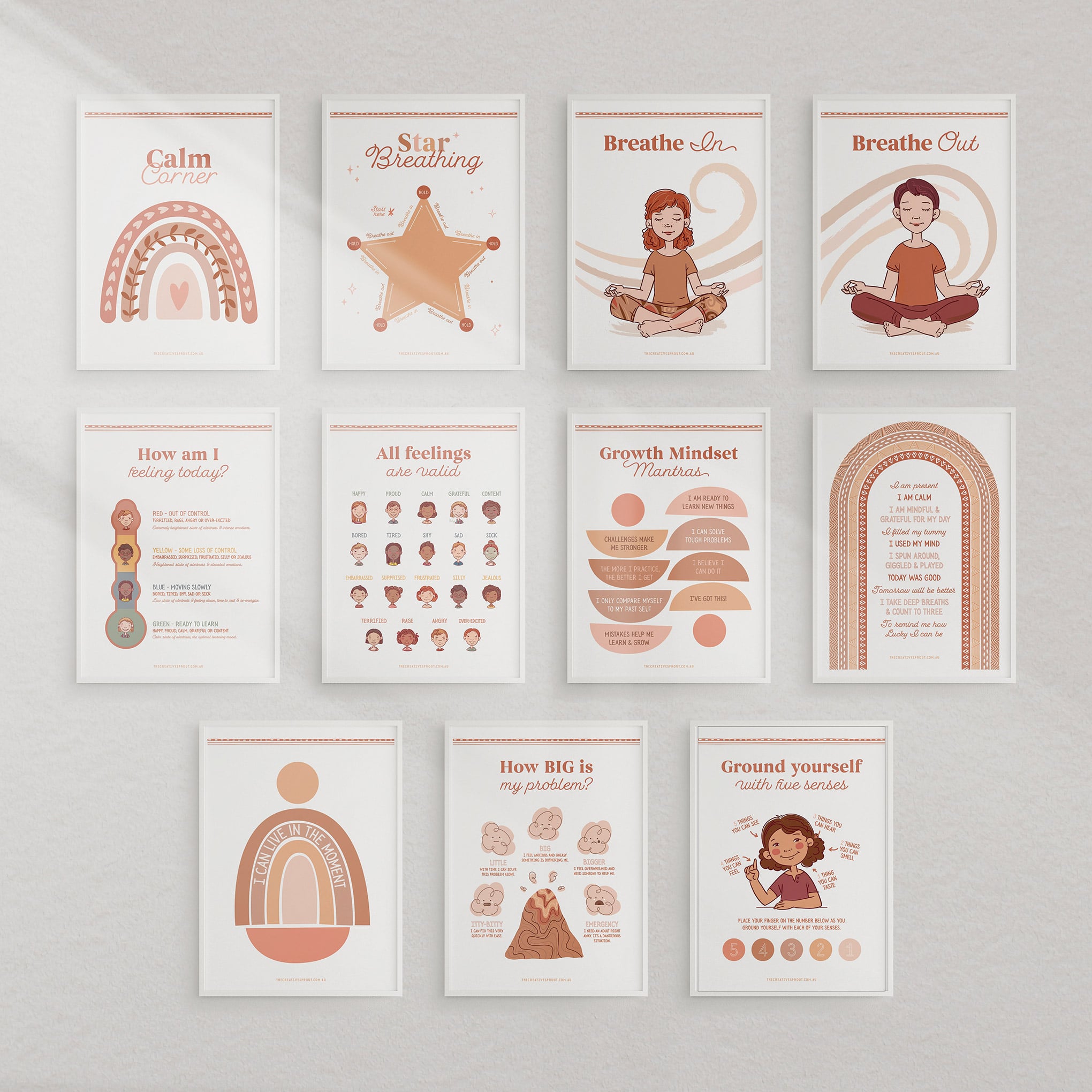 Printable Calm Down Corner Posters The Creative Sprout
