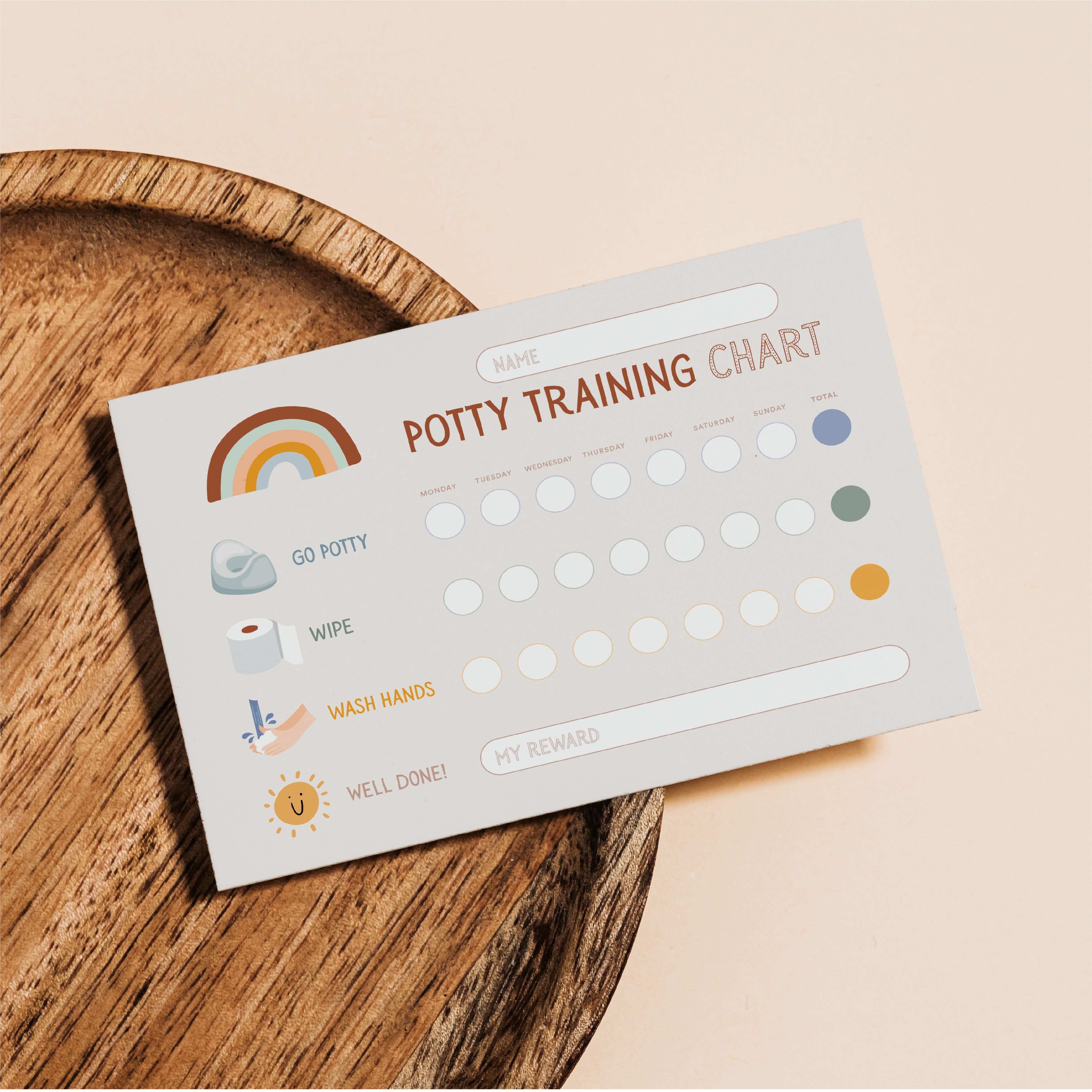 Printable Potty &amp; Toilet Training Reward Charts
