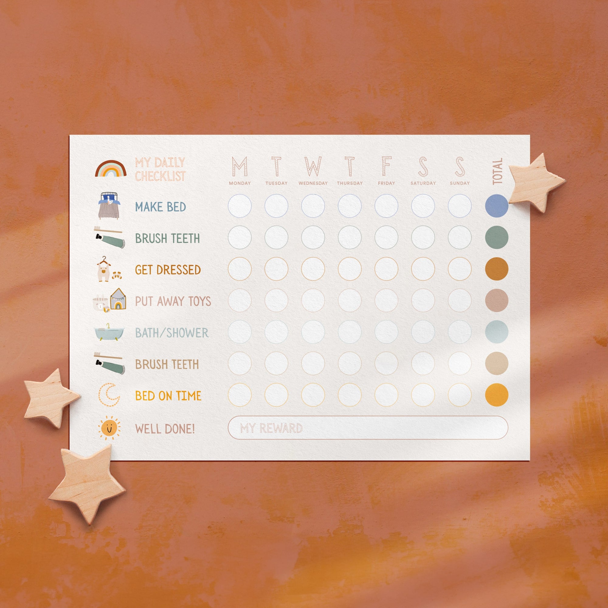 Kids Daily Routine Chart Free Printable Daily Routine