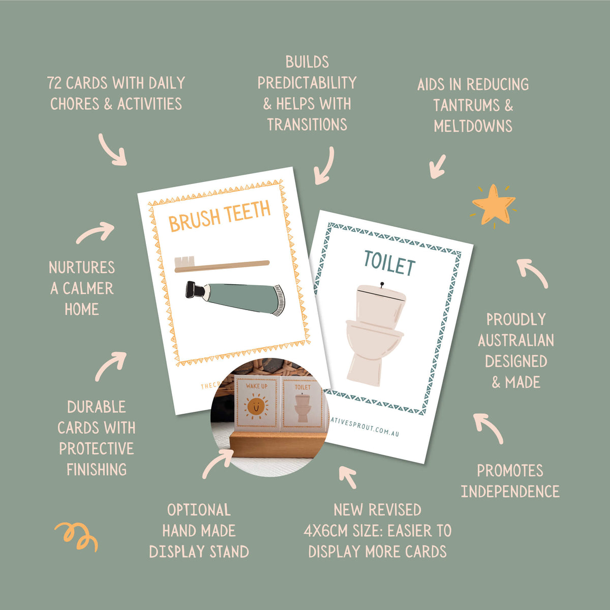 Build A Routine Card Daily Routine Cards | Organise Children's Schedule | Creative Sprout ...