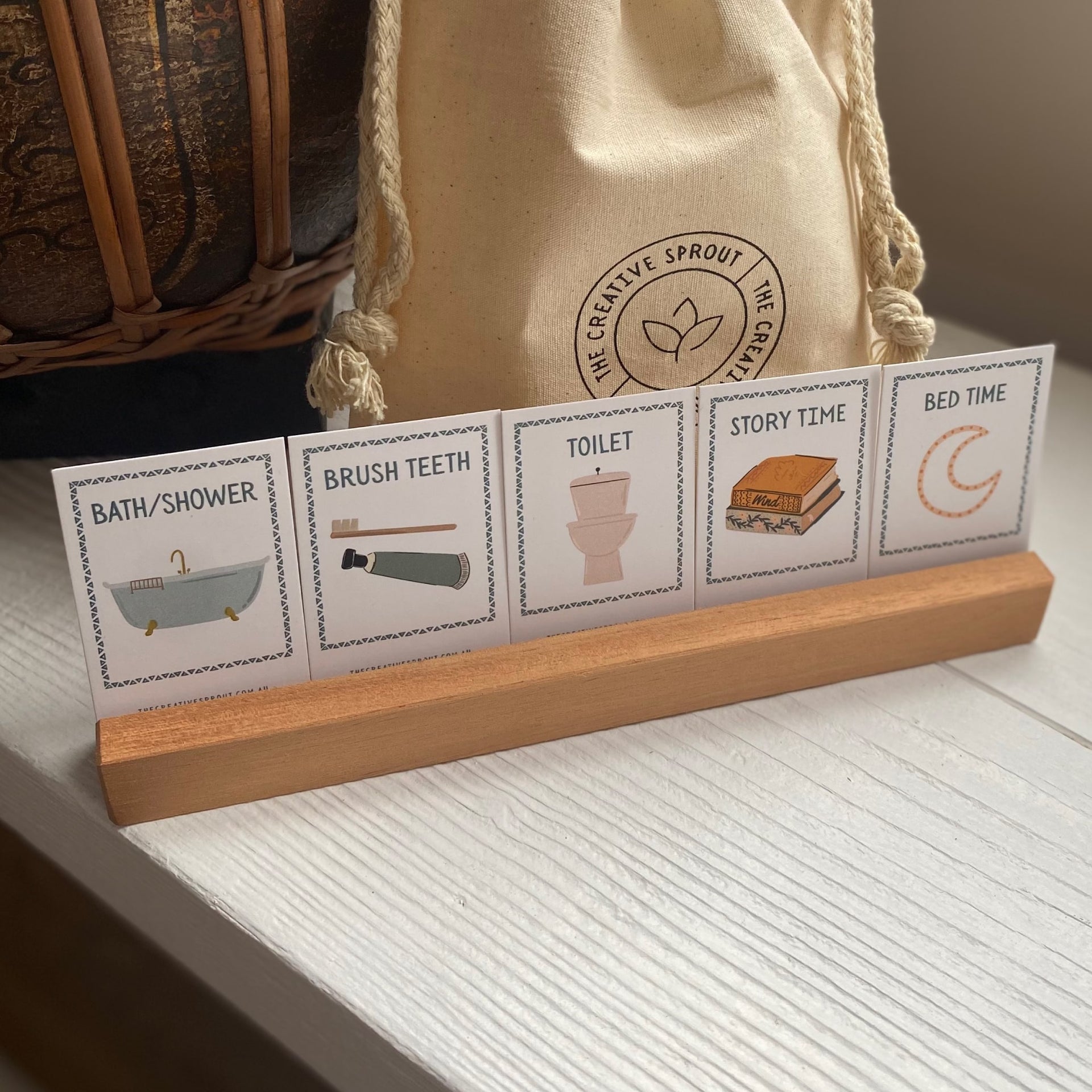 Daily Routine Cards | Organise Children's Schedule | Creative Sprout ...