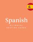 Printable Spanish / English 72 Routine Cards
