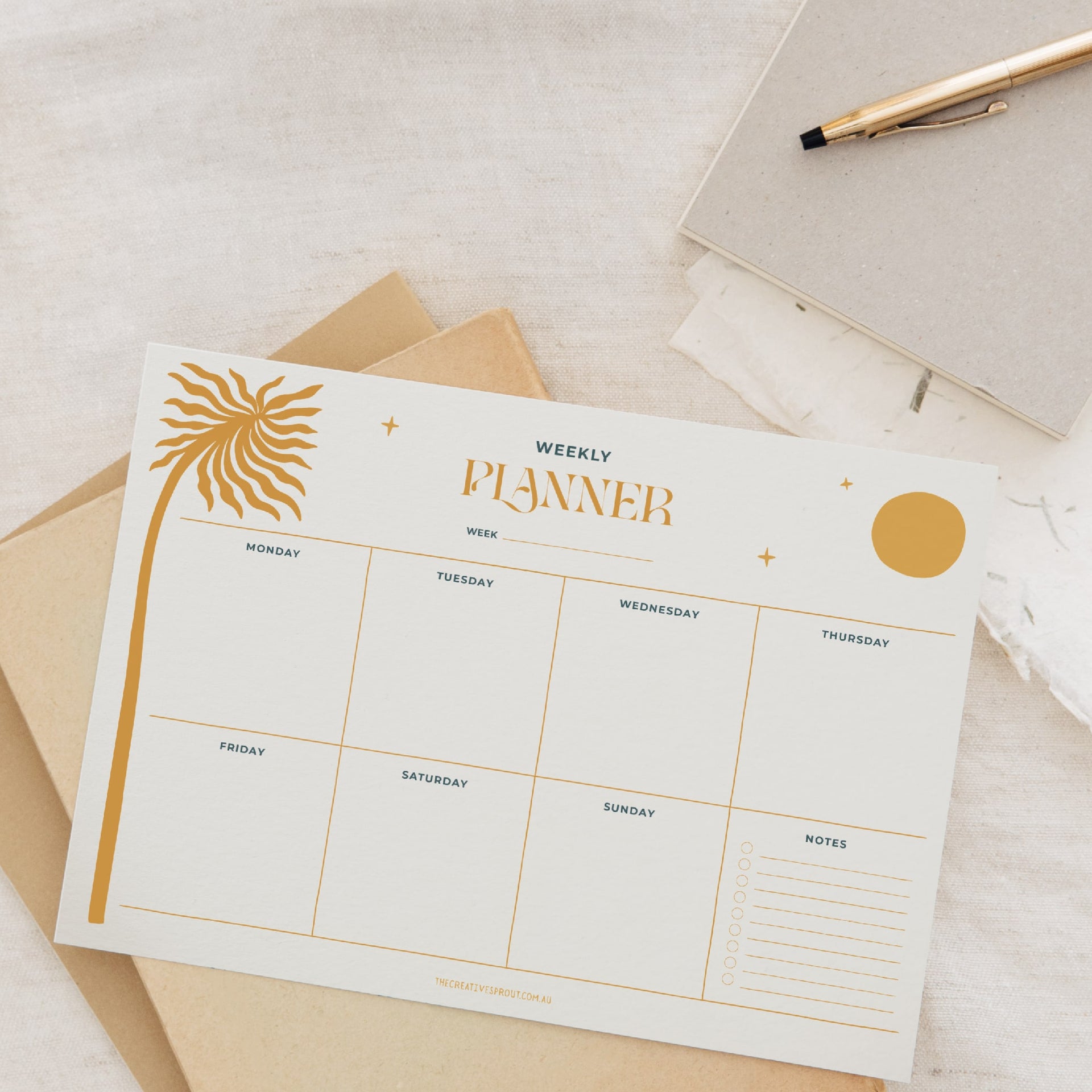 Printable A4 Weekly Planner | Stay Organised | Creative Sprout – The ...