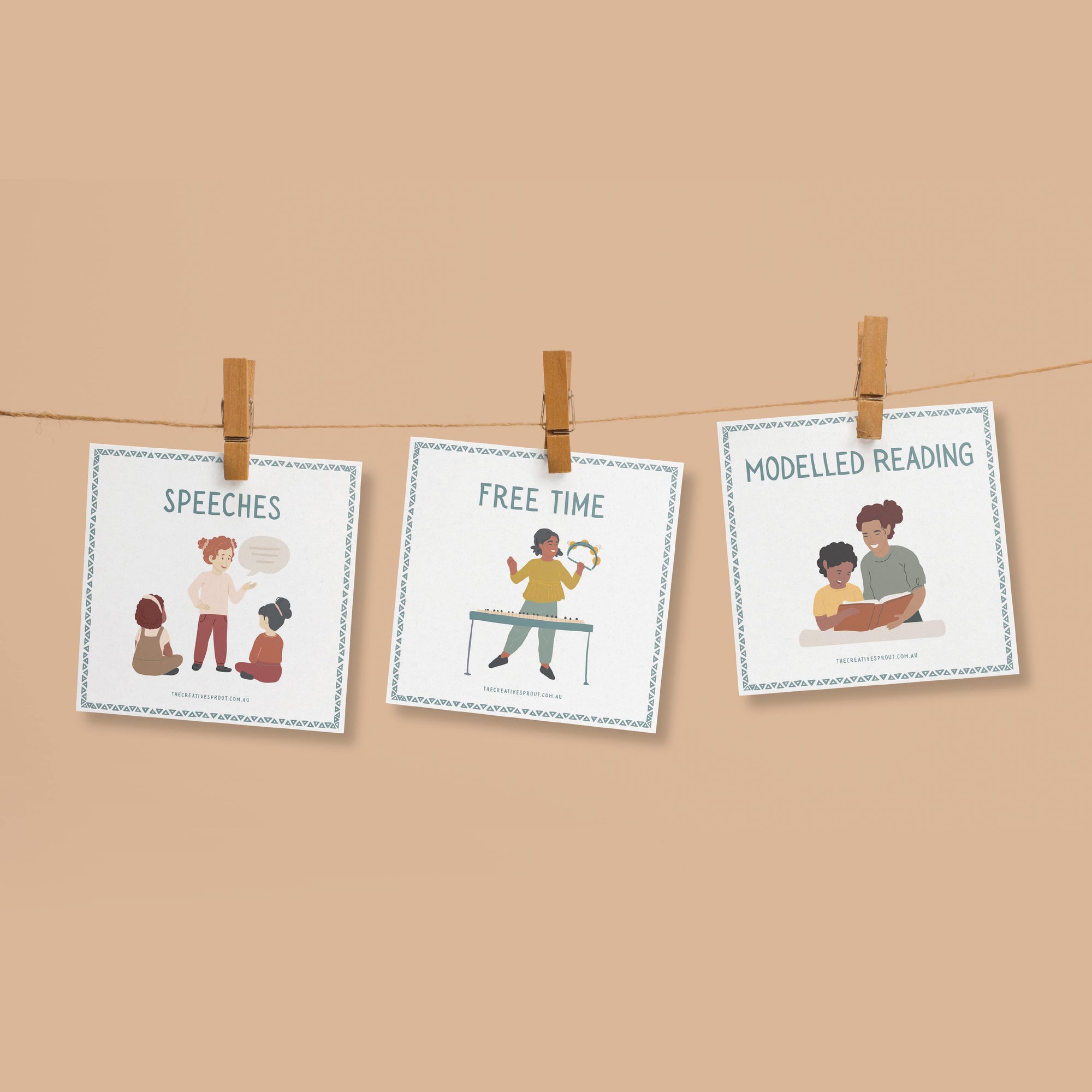 88 Printable School Routine Cards | The Creative Sprout